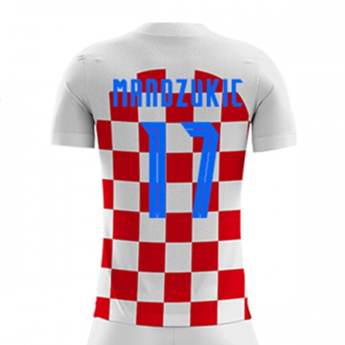 Prima Maglia Croazia Mondiali 2022 Mario Mandzukic 17